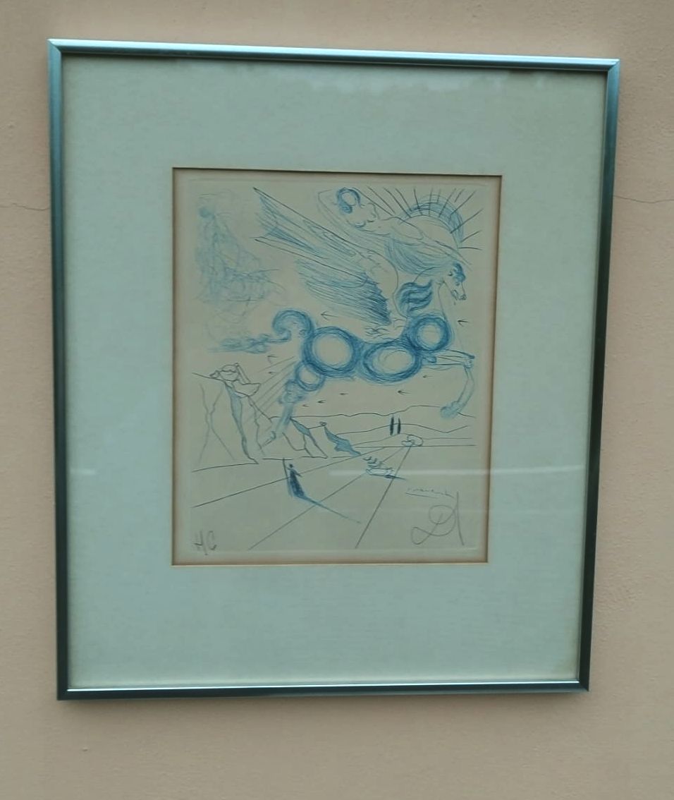 Letící Pegas s andělem — detail 2