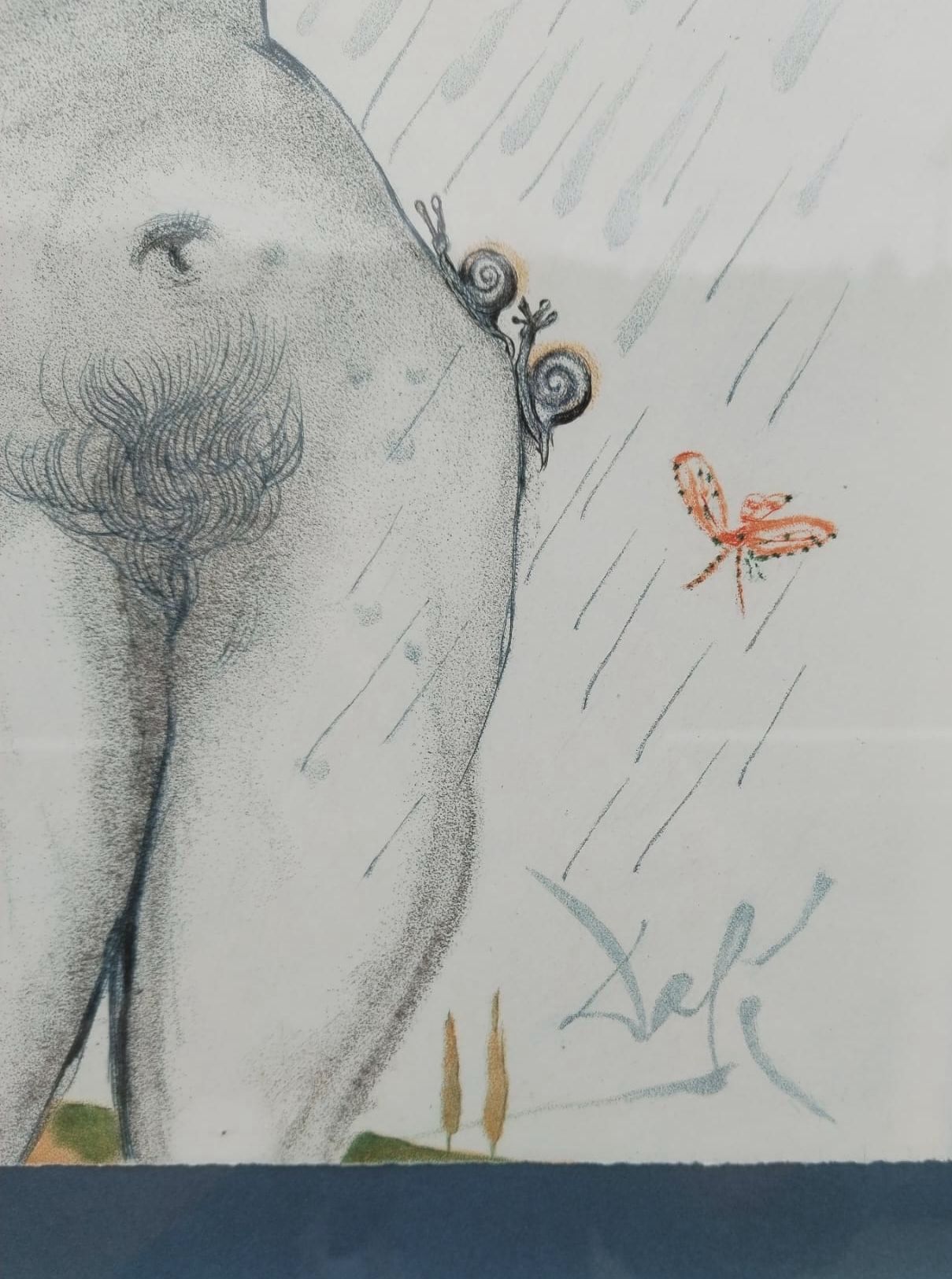Žena se šneky — detail 3
